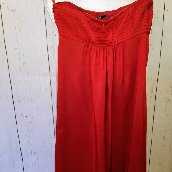 Banana Republic Red Strapless Dress - Picture 2 of 3